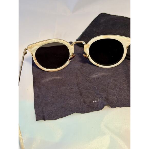 Celine CL41373/S Lea White/Pearl Sunglasses main image 4